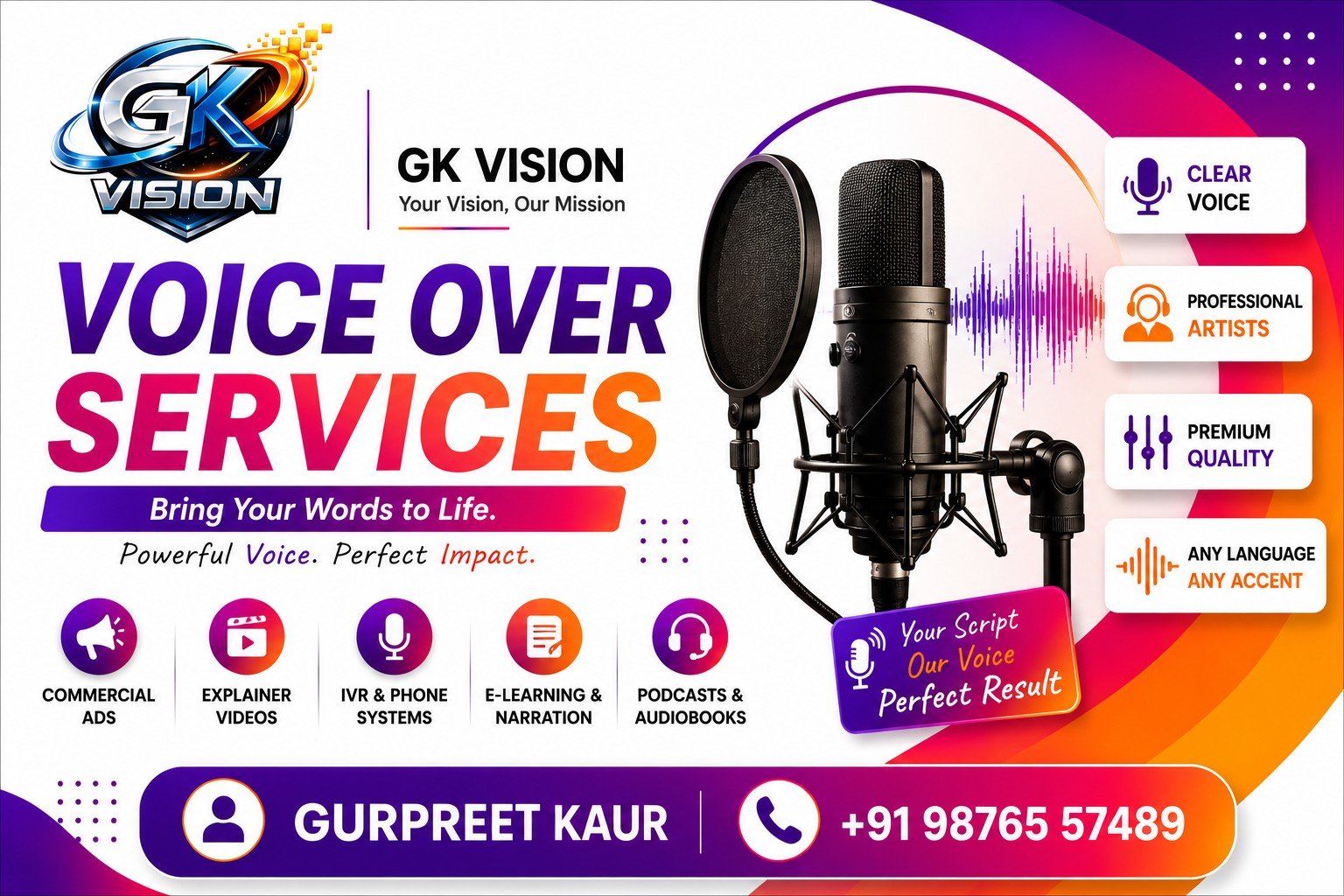 Voice Over Services