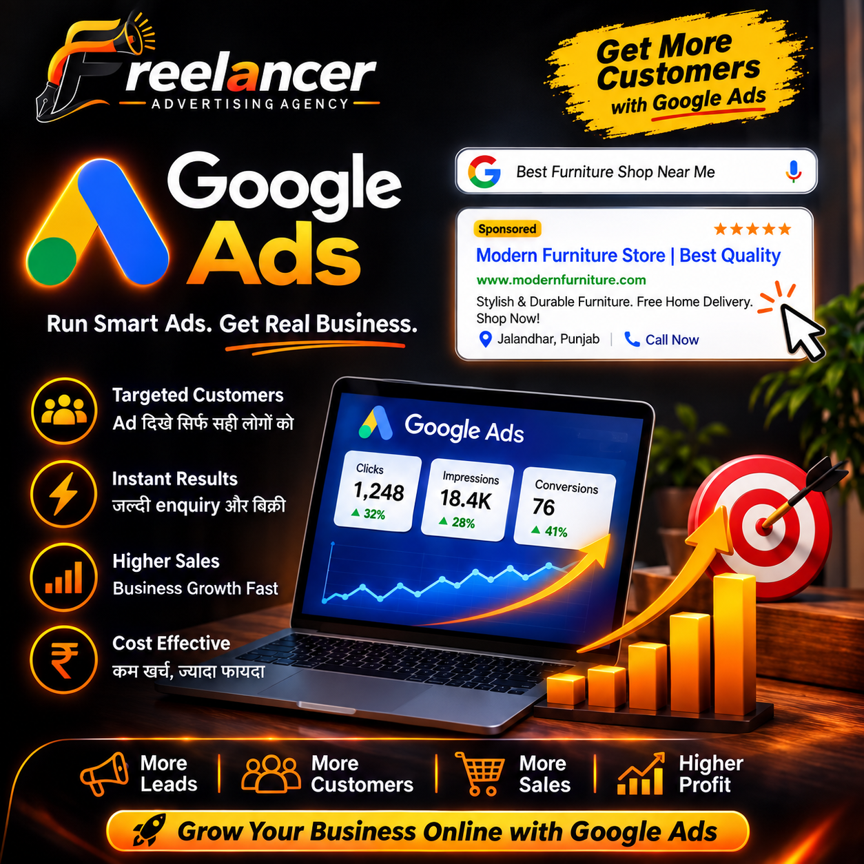 Freelancer Advertising Agency banner